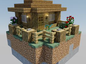 small preview image of 'Minecraft #4 – Floating island'